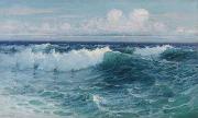 Lionel Walden Breaking Waves oil painting